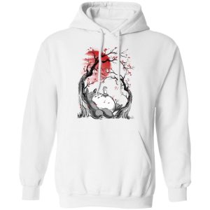 My Neighbor Totoro Soot Sprites - Totoro – Dreaming under the Sakura Hoodie-Apparel, Hoodie, My Neighbor Totoro, My Neighbor Totoro Soot Sprites