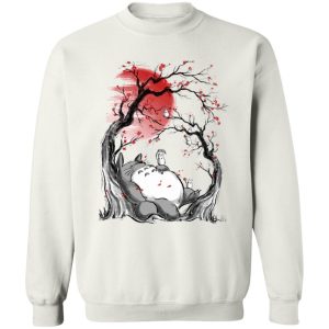 Totoro Movie Japanese - Totoro – Dreaming under the Sakura Sweatshirt-Apparel, My Neighbor Totoro, Sweatshirt, Totoro Movie Japanese