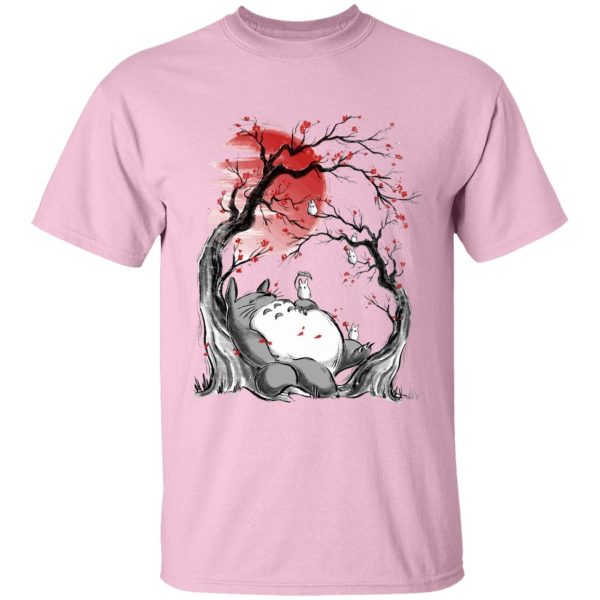 Tom Totoro Concrete Atlantic City - Totoro – Dreaming under the Sakura T Shirt-Apparel, My Neighbor Totoro, Tom Totoro Concrete Atlantic City, Tshirt