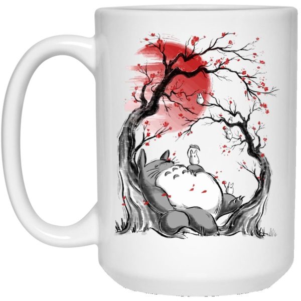 My Neighbor Totoro Film - Totoro – Dreaming under the Sakura Mug-Accessories, House Decor, Mug, My Neighbor Totoro, My Neighbor Totoro Film