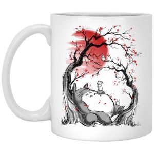 My Neighbor Totoro Film - Totoro – Dreaming under the Sakura Mug-Accessories, House Decor, Mug, My Neighbor Totoro, My Neighbor Totoro Film