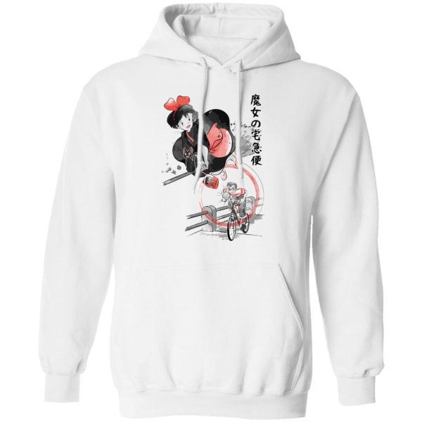 Kiki's Delivery Service Cat Name - Kiki’s Delivery Service – Kiki & Tombo Hoodie-Apparel, Hoodie, Kiki's Delivery Service, Kiki's Delivery Service Cat Name