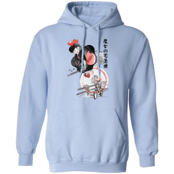 Kiki's Delivery Service Cat Name - Kiki’s Delivery Service – Kiki & Tombo Hoodie-Apparel, Hoodie, Kiki's Delivery Service, Kiki's Delivery Service Cat Name