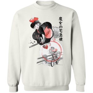 Kiki's Delivery Service Cast - Kiki’s Delivery Service – Kiki & Tombo Sweatshirt-Apparel, Kiki's Delivery Service, Kiki's Delivery Service Cast, Sweatshirt