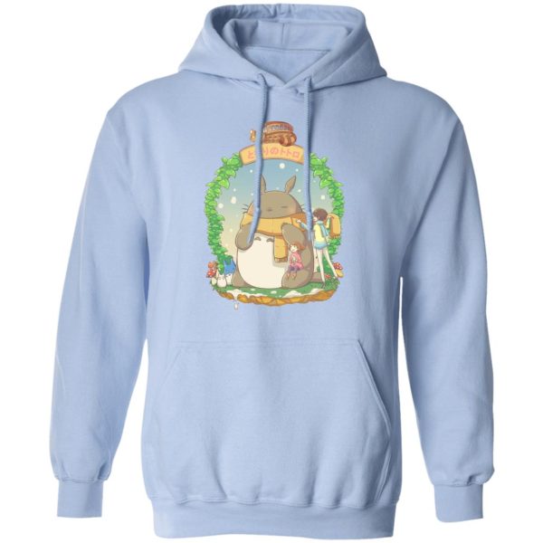 Totoro Wearing a Scarf Hoodie-Apparel, Hoodie, My Neighbor Totoro