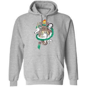 Totoro Cat Bus - Totoro and Haku Dragon Hoodie-Apparel, Hoodie, My Neighbor Totoro, Spirited Away, Totoro Cat Bus