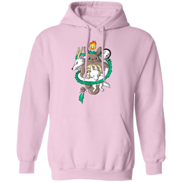 Totoro Cat Bus - Totoro and Haku Dragon Hoodie-Apparel, Hoodie, My Neighbor Totoro, Spirited Away, Totoro Cat Bus