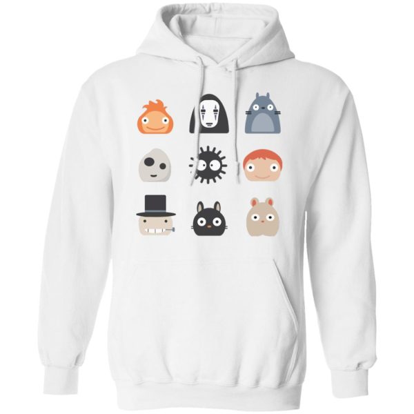 Totoro Onesie - Ghibli Studio Characters Chibi Hoodie-Apparel, Hoodie, Howl's Moving Castle, kaonashi, Kiki's Delivery Service, My Neighbor Totoro, no face, ponyo, princess mononoke, Spirited Away, Totoro Onesie