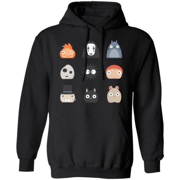 Totoro Onesie - Ghibli Studio Characters Chibi Hoodie-Apparel, Hoodie, Howl's Moving Castle, kaonashi, Kiki's Delivery Service, My Neighbor Totoro, no face, ponyo, princess mononoke, Spirited Away, Totoro Onesie