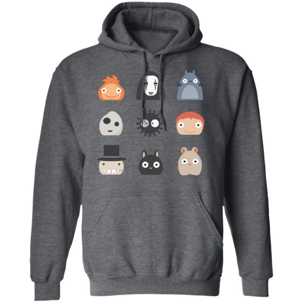 Totoro Onesie - Ghibli Studio Characters Chibi Hoodie-Apparel, Hoodie, Howl's Moving Castle, kaonashi, Kiki's Delivery Service, My Neighbor Totoro, no face, ponyo, princess mononoke, Spirited Away, Totoro Onesie