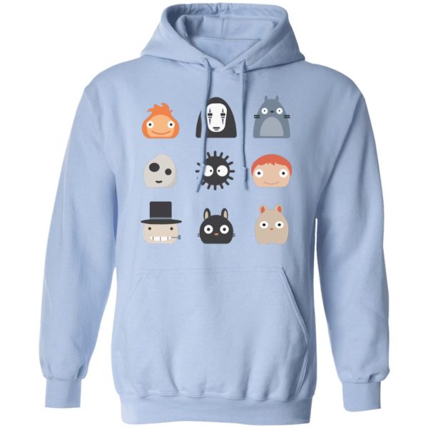 Totoro Onesie - Ghibli Studio Characters Chibi Hoodie-Apparel, Hoodie, Howl's Moving Castle, kaonashi, Kiki's Delivery Service, My Neighbor Totoro, no face, ponyo, princess mononoke, Spirited Away, Totoro Onesie