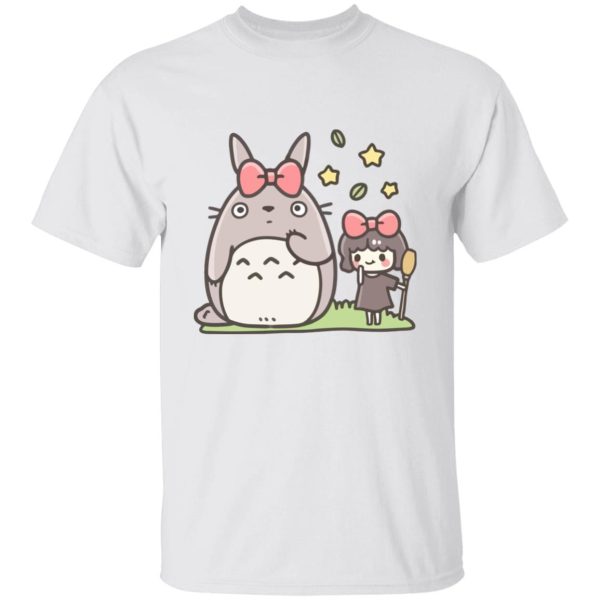 My Neighbor Totoro Cat Bus - Totoro and Kiki T Shirt-Apparel, Kiki's Delivery Service, My Neighbor Totoro, My Neighbor Totoro Cat Bus, Tshirt