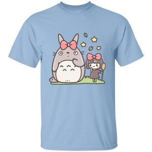 My Neighbor Totoro Cat Bus - Totoro and Kiki T Shirt-Apparel, Kiki's Delivery Service, My Neighbor Totoro, My Neighbor Totoro Cat Bus, Tshirt