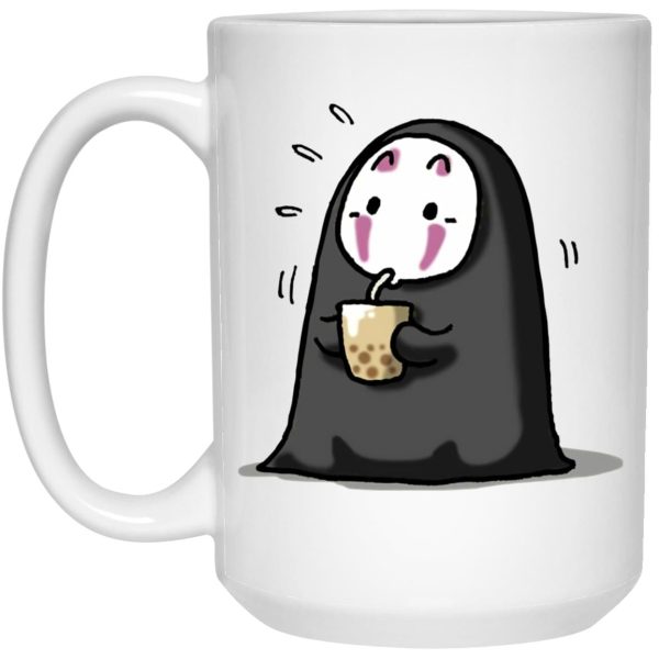 Chihiro Spirited Away - Kaonashi No Face Drinking Milk Tea Mug-Chihiro Spirited Away, House Decor, kaonashi, Mug, no face, Spirited Away