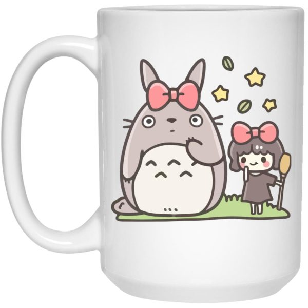 Totoro Cat Bus - Totoro and Kiki Mug-House Decor, Kiki's Delivery Service, Mug, My Neighbor Totoro, Totoro Cat Bus