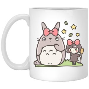 Totoro Cat Bus - Totoro and Kiki Mug-House Decor, Kiki's Delivery Service, Mug, My Neighbor Totoro, Totoro Cat Bus