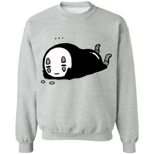 Bathhouse Spirited Away - No Face Kaonashi Lying Sweatshirt-Apparel, Bathhouse Spirited Away, kaonashi, no face, Spirited Away, Sweatshirt