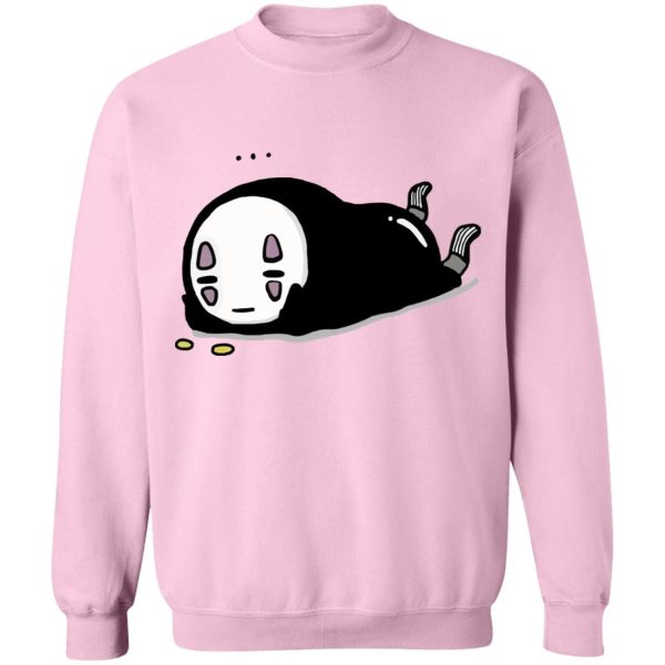 Bathhouse Spirited Away - No Face Kaonashi Lying Sweatshirt-Apparel, Bathhouse Spirited Away, kaonashi, no face, Spirited Away, Sweatshirt