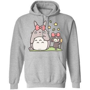 Catbus Totoro - Totoro and Kiki Hoodie-Apparel, Catbus Totoro, Hoodie, Kiki's Delivery Service, My Neighbor Totoro