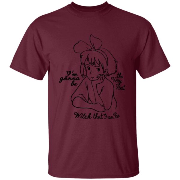 Kiki's Delivery Service Anime - Kiki’s Delivery Service – Kiki the Best Witch T Shirt Unisex-Apparel, Kiki's Delivery Service, Kiki's Delivery Service Anime, Tshirt