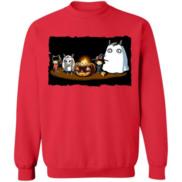 Watch Totoro - Ghibli Studio – Halloween Funny Party Sweatshirt Unisex-Apparel, Kiki's Delivery Service, My Neighbor Totoro, princess mononoke, Spirited Away, Sweatshirt, Watch Totoro