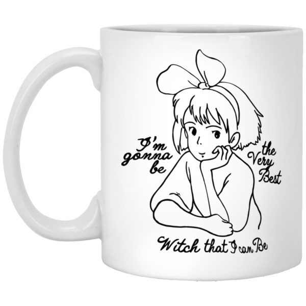 Kiki's Delivery Service Movie - Kiki’s Delivery Service – Kiki the Best Witch Mug-Accessories, House Decor, Kiki's Delivery Service, Kiki's Delivery Service Movie, Mug