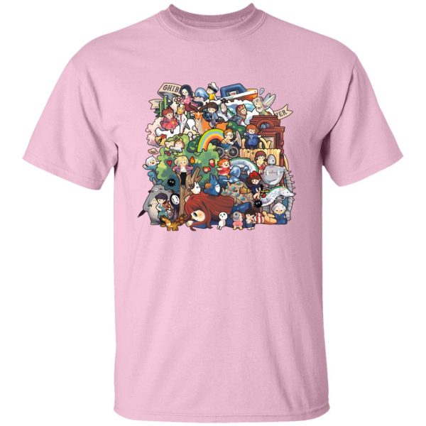 Ghibli Studio All Characters T Shirt-Apparel, Tshirt