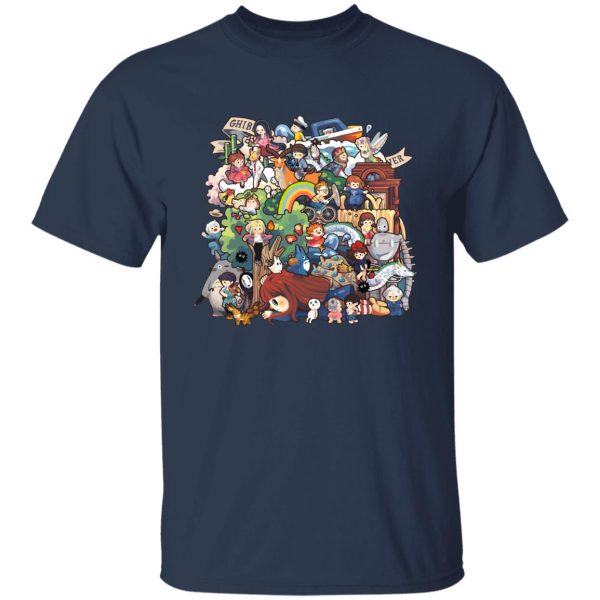 Ghibli Studio All Characters T Shirt-Apparel, Tshirt