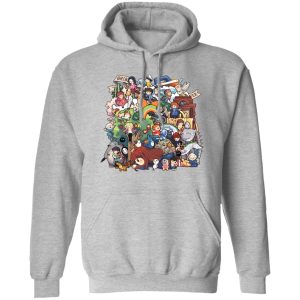 Ghibli Studio All Characters Hoodie-Apparel, Hoodie