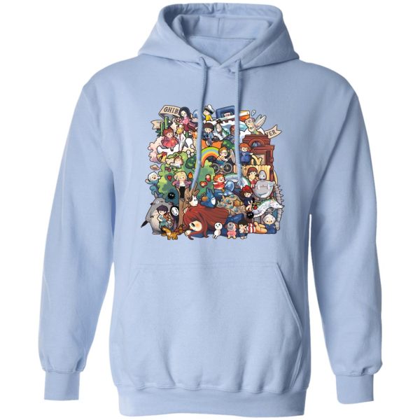 Ghibli Studio All Characters Hoodie-Apparel, Hoodie