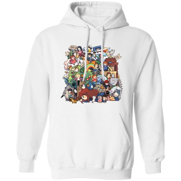 Ghibli Studio All Characters Hoodie-Apparel, Hoodie