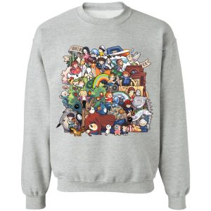 Ghibli Studio All Characters Sweatshirt-Apparel, Sweatshirt