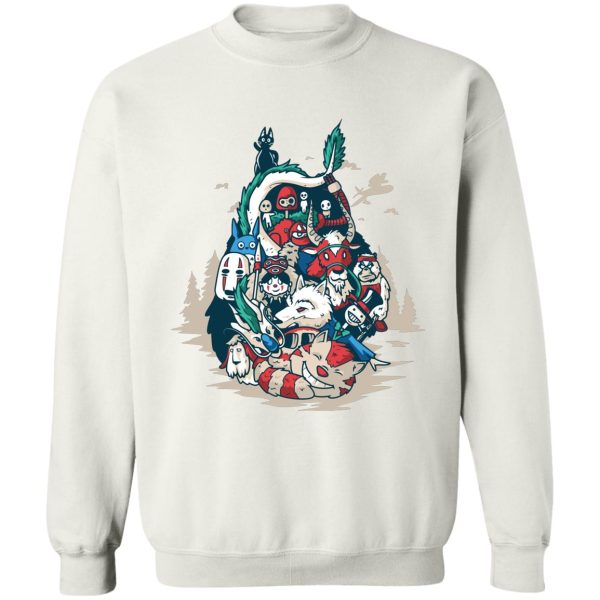 Satsuki Totoro - Ghibli universe in Totoro Shape Sweatshirt-Apparel, My Neighbor Totoro, Satsuki Totoro, Sweatshirt