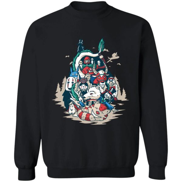 Satsuki Totoro - Ghibli universe in Totoro Shape Sweatshirt-Apparel, My Neighbor Totoro, Satsuki Totoro, Sweatshirt