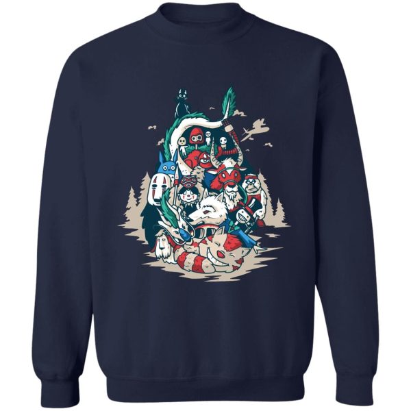 Satsuki Totoro - Ghibli universe in Totoro Shape Sweatshirt-Apparel, My Neighbor Totoro, Satsuki Totoro, Sweatshirt