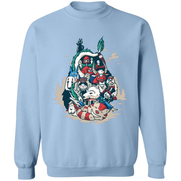 Satsuki Totoro - Ghibli universe in Totoro Shape Sweatshirt-Apparel, My Neighbor Totoro, Satsuki Totoro, Sweatshirt