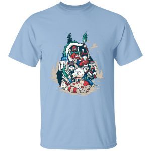 Satsuki My Neighbor Totoro - Ghibli universe in Totoro Shape T Shirt-Apparel, My Neighbor Totoro, Satsuki My Neighbor Totoro, Tshirt