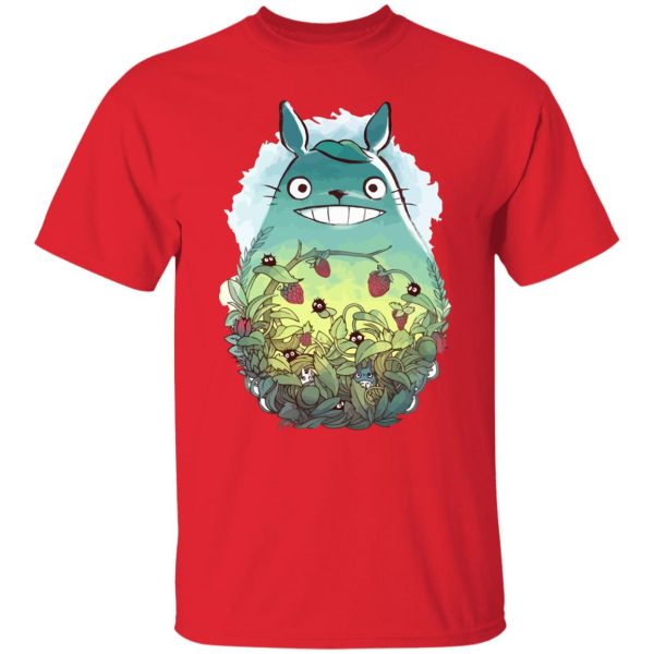 Totoro Shirt - My Neighbor Totoro – Green Garden T Shirt-Apparel, My Neighbor Totoro, Totoro Shirt, Tshirt