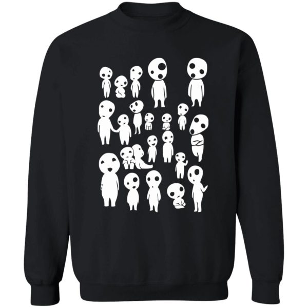 Anime Film Princess Mononoke - Princess Mononoke – Tree Spirits Sweatshirt-Anime Film Princess Mononoke, Apparel, princess mononoke, Sweatshirt