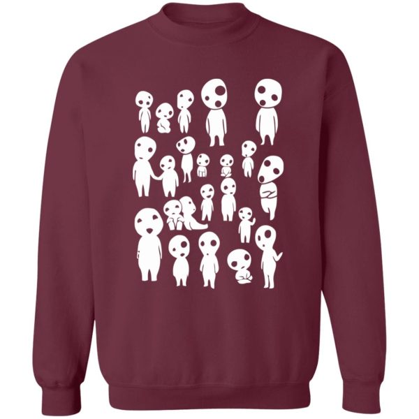 Anime Film Princess Mononoke - Princess Mononoke – Tree Spirits Sweatshirt-Anime Film Princess Mononoke, Apparel, princess mononoke, Sweatshirt