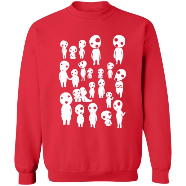 Anime Film Princess Mononoke - Princess Mononoke – Tree Spirits Sweatshirt-Anime Film Princess Mononoke, Apparel, princess mononoke, Sweatshirt