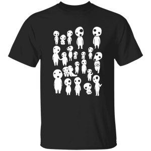 Princess Mononoke Kodama - Princess Mononoke – Tree Spirits T Shirt-Apparel, princess mononoke, Princess Mononoke Kodama, Tshirt