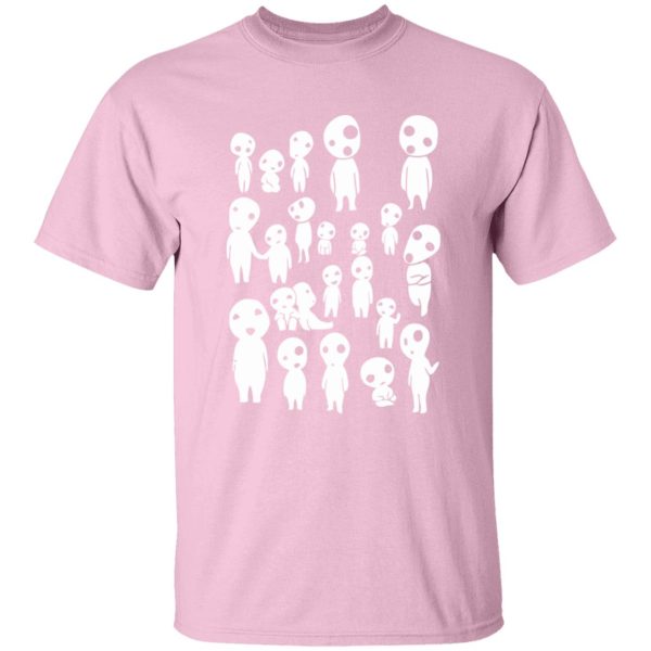 Princess Mononoke Kodama - Princess Mononoke – Tree Spirits T Shirt-Apparel, princess mononoke, Princess Mononoke Kodama, Tshirt