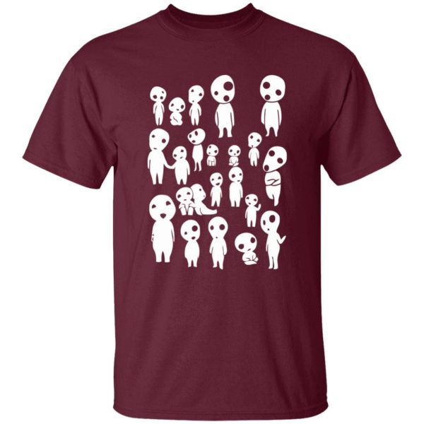 Princess Mononoke Kodama - Princess Mononoke – Tree Spirits T Shirt-Apparel, princess mononoke, Princess Mononoke Kodama, Tshirt