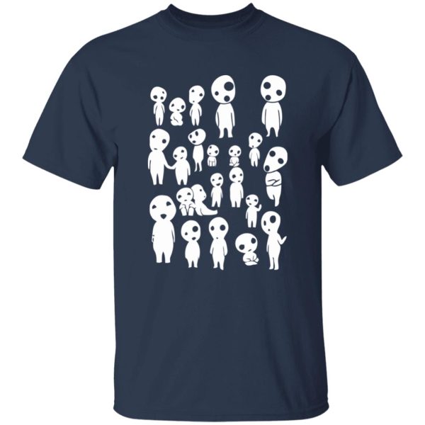 Princess Mononoke Kodama - Princess Mononoke – Tree Spirits T Shirt-Apparel, princess mononoke, Princess Mononoke Kodama, Tshirt