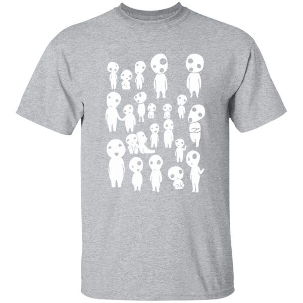 Princess Mononoke Kodama - Princess Mononoke – Tree Spirits T Shirt-Apparel, princess mononoke, Princess Mononoke Kodama, Tshirt