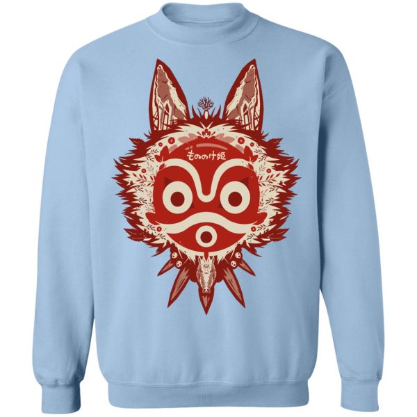 Princess Mononoke Yakul - Princess Mononoke Mask Sweatshirt Unisex-Apparel, princess mononoke, Princess Mononoke Yakul, Sweatshirt