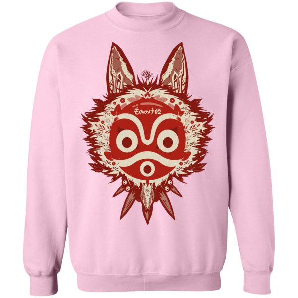 Princess Mononoke Yakul - Princess Mononoke Mask Sweatshirt Unisex-Apparel, princess mononoke, Princess Mononoke Yakul, Sweatshirt