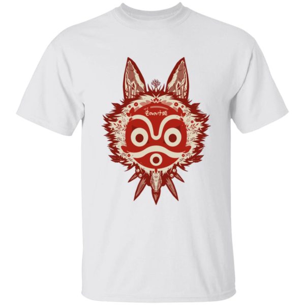 Princess Mononoke Tree Spirits - Princess Mononoke Mask T Shirt Unisex-Apparel, princess mononoke, Princess Mononoke Tree Spirits, Tshirt