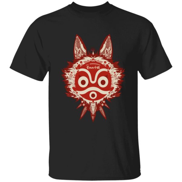 Princess Mononoke Tree Spirits - Princess Mononoke Mask T Shirt Unisex-Apparel, princess mononoke, Princess Mononoke Tree Spirits, Tshirt